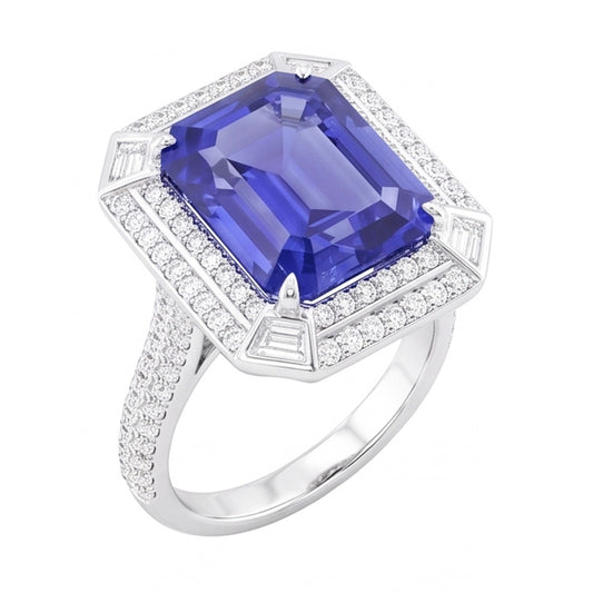 Bague Diamant Naturel 4.50 Carats