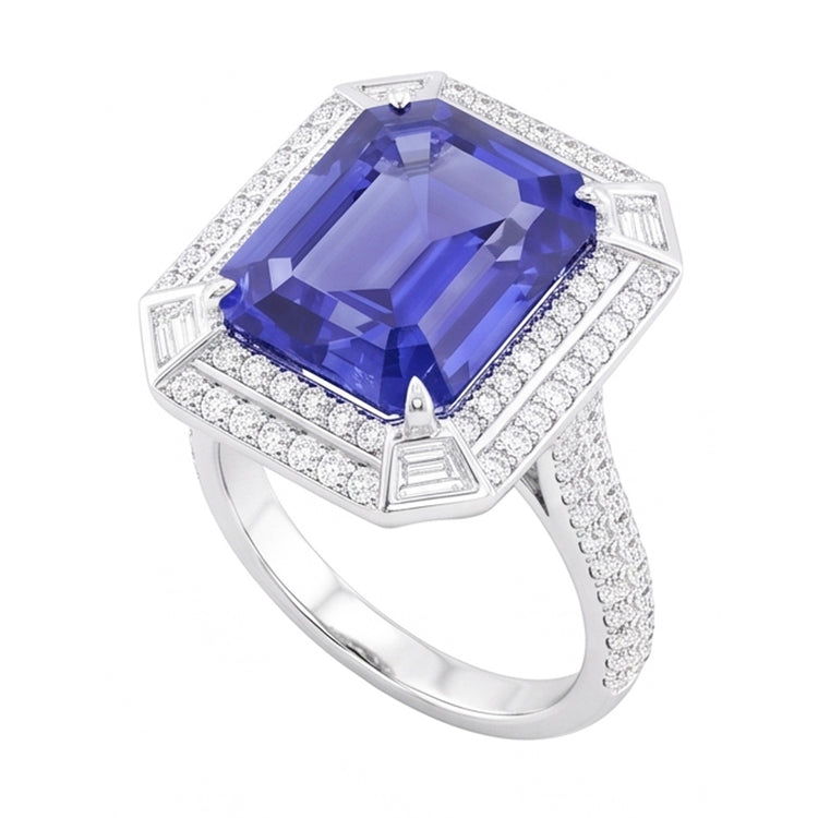 Bague Diamant Naturel 4.50 Carats