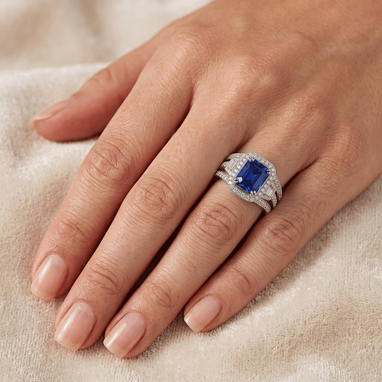 Bague Diamant Naturel 4.50 Carats