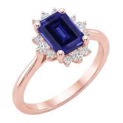 Bague Diamant Naturel 4 Carats - Or Rose 14K
