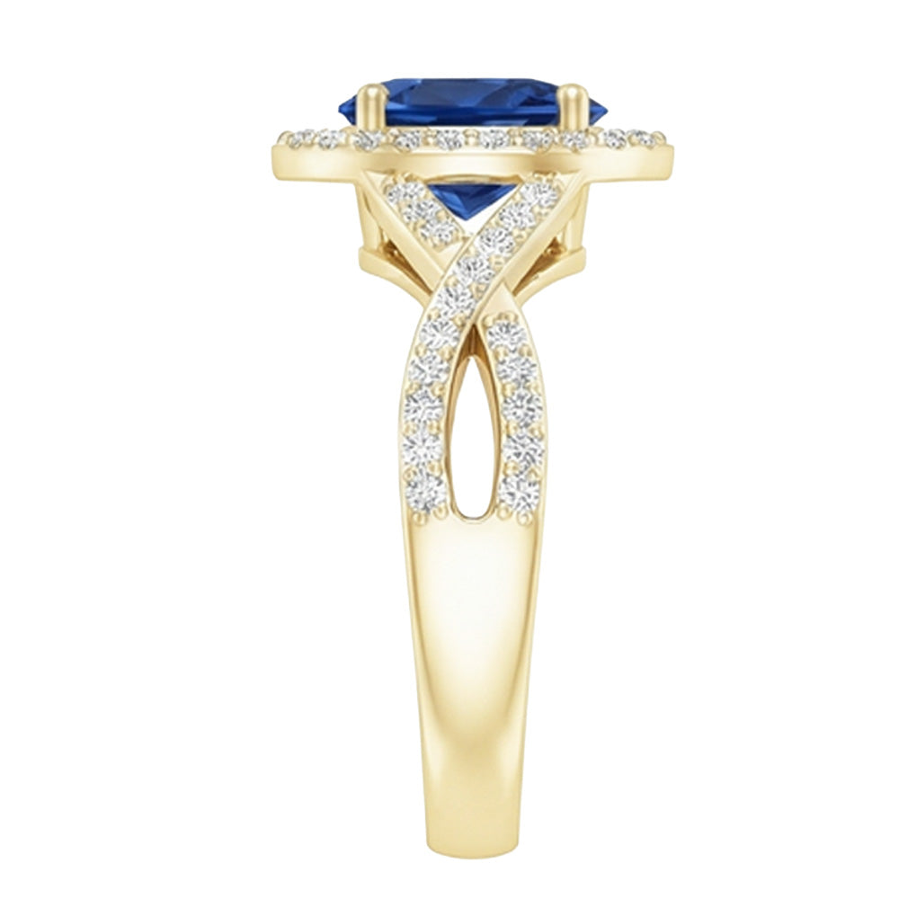 naturel pear diamant 4carats bague sur blanc