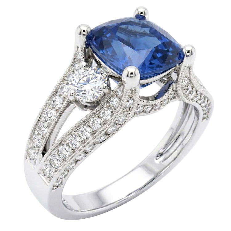 Bague Diamant Naturel 5.40 Carats