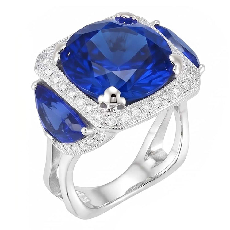 Bague Diamant Naturel 6.01 Carats