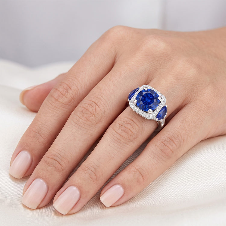 Bague Diamant Naturel 6.01 Carats