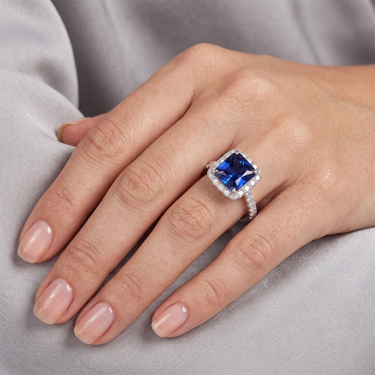 Bague Saphir GIA CERTIFIÉ 7,74 Carats