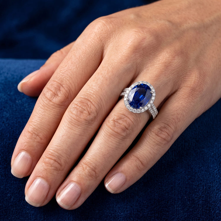 Bague Diamant Naturel 7.01 Carats