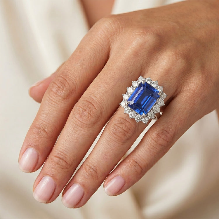 Bague Diamant Naturel 8.20 Carats
