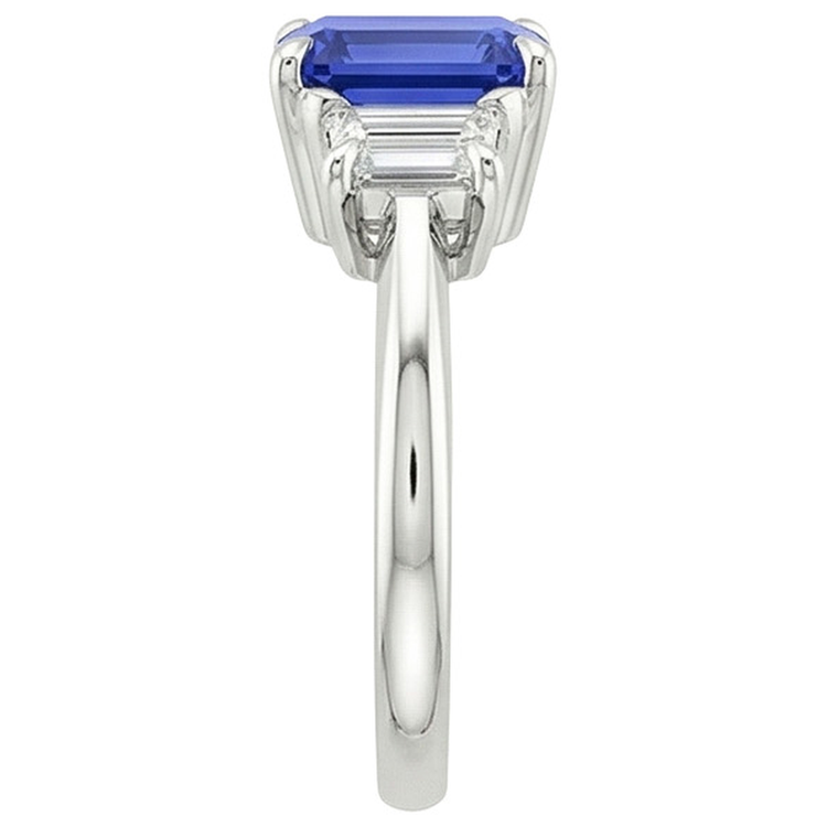 naturel diamant 3.50carats bague sur blanc