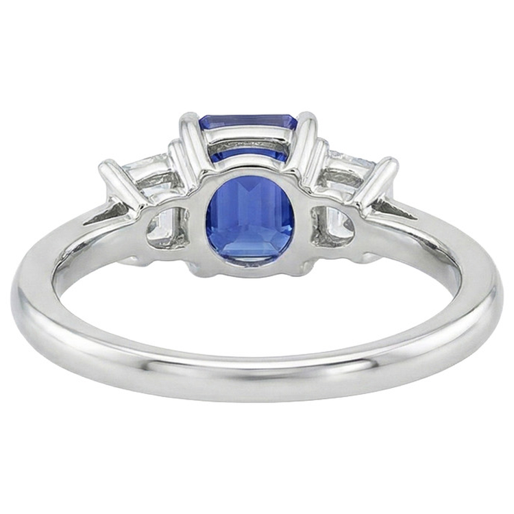 naturel diamant 3.50carats bague angle de côté