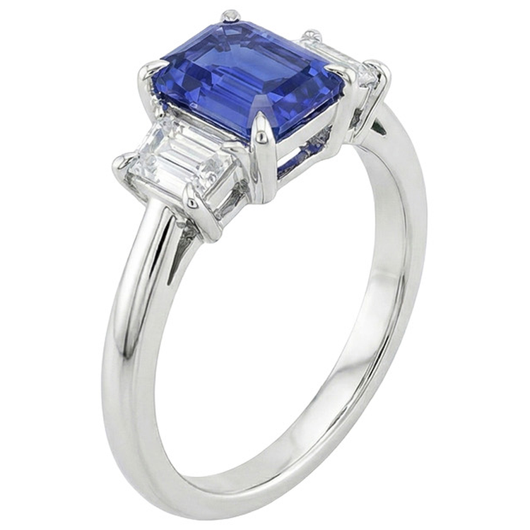 naturel diamant 3.50carats bague détail rapproché