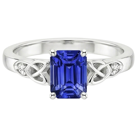naturel diamant 3.25carats bague vue de profil