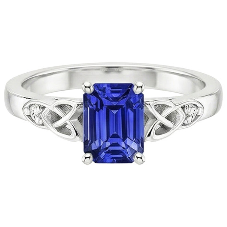 naturel diamant 3.25carats bague vue de profil