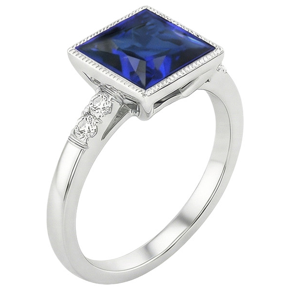 naturel diamant 5.25carats bague détail rapproché