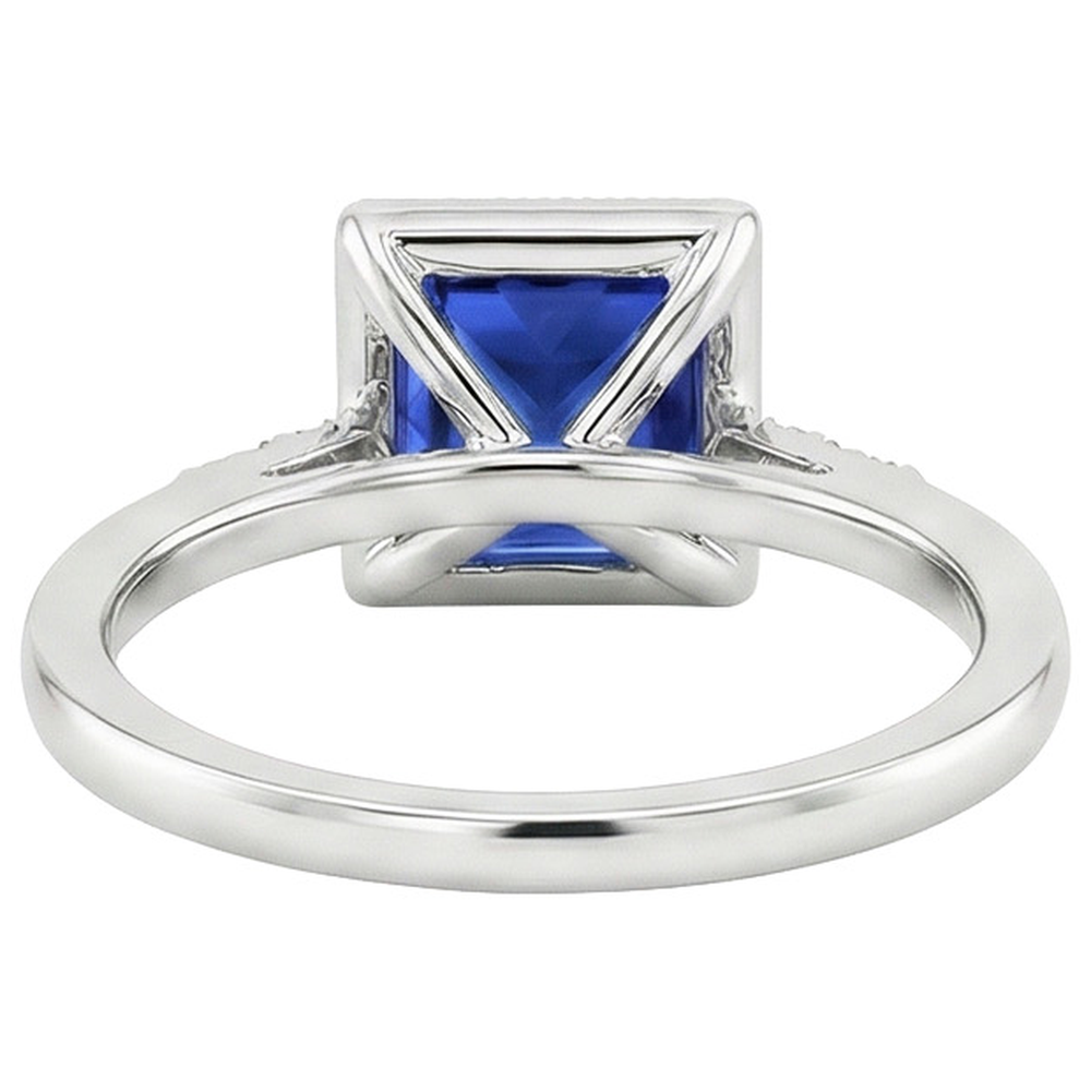 naturel diamant 5.25carats bague vue de dessus
