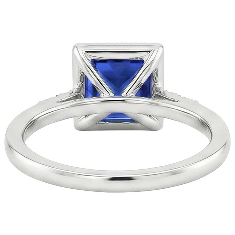naturel diamant 5.25carats bague vue de dessus