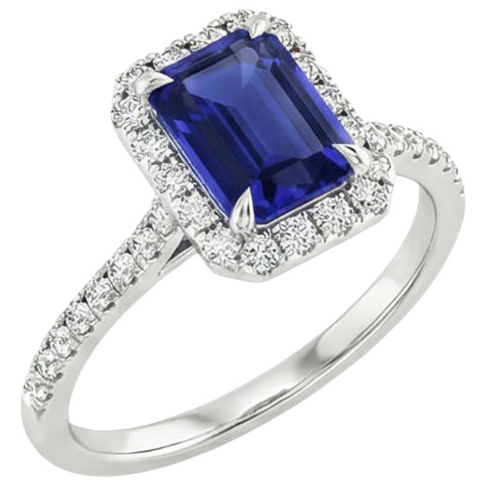 naturel diamant 4.25carats bague angle de côté