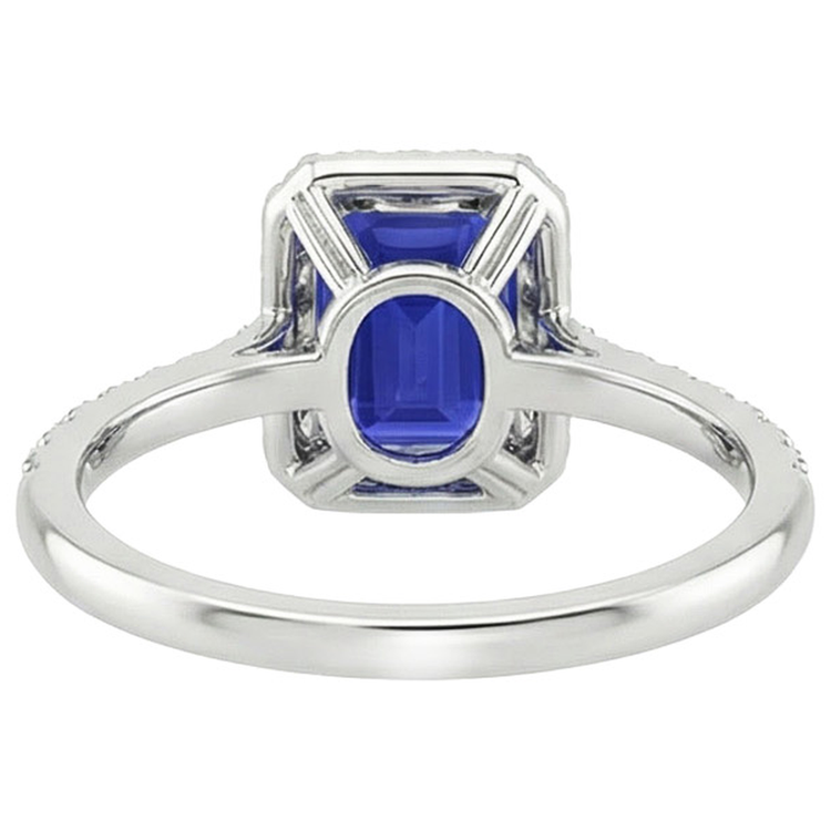 naturel diamant 4.25carats bague vue de dessus
