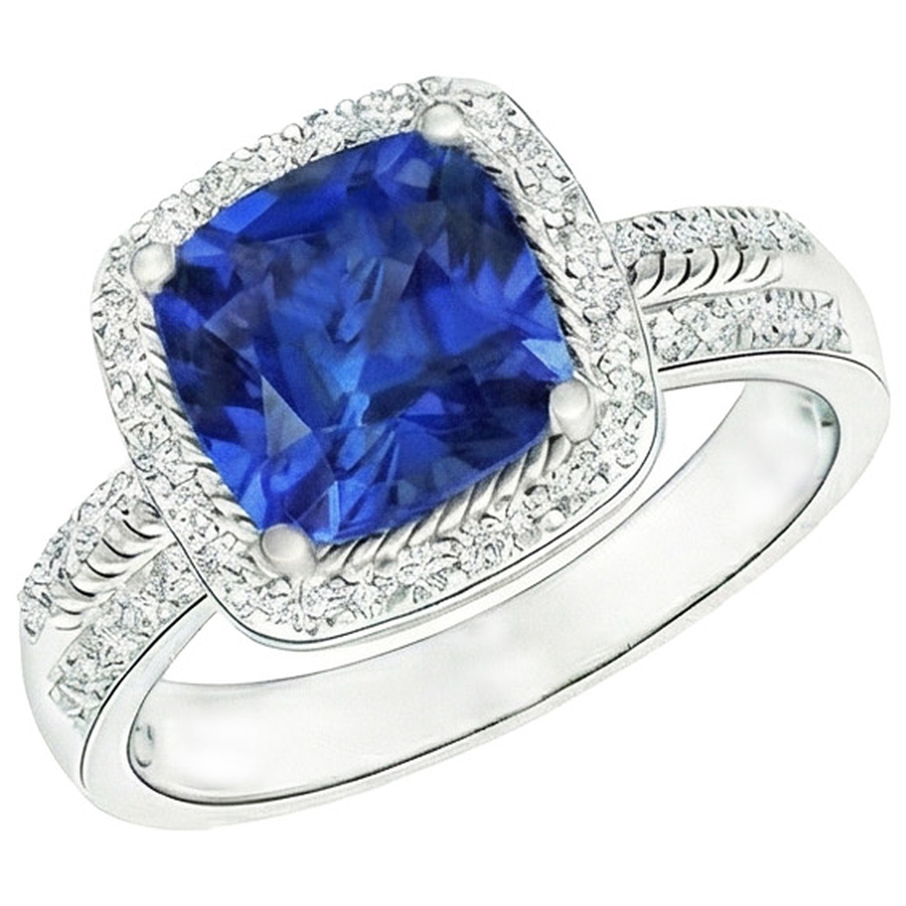 naturel round diamant 4.50carats bague vue de dessus