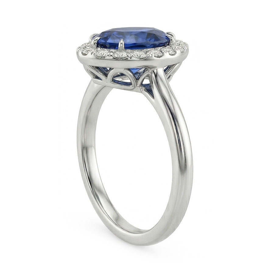naturel pear diamant 6.75carats bague vue de dessus