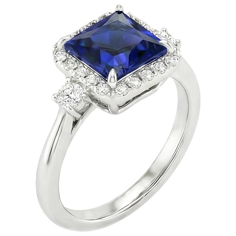 naturel diamant 6carats bague détail rapproché