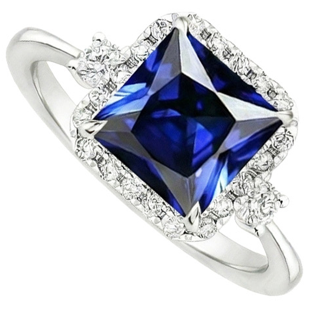naturel diamant 6carats bague vue de dessus