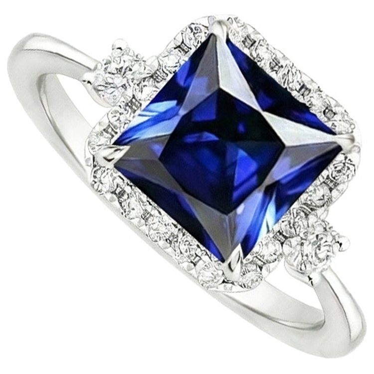 naturel diamant 6carats bague vue de dessus