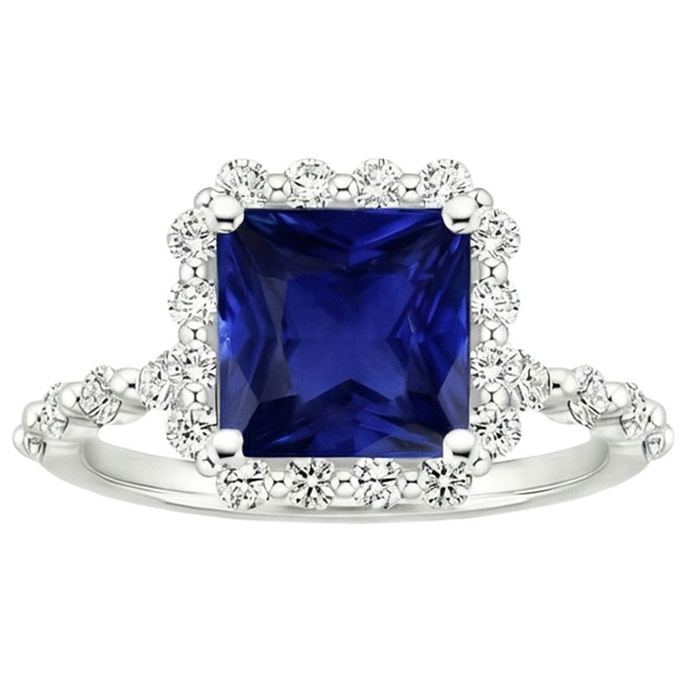 naturel diamant 6.25carats bague vue de dessus