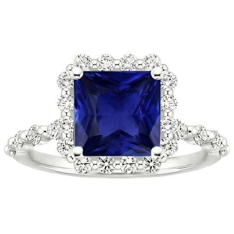 naturel diamant 6.25carats bague vue de dessus