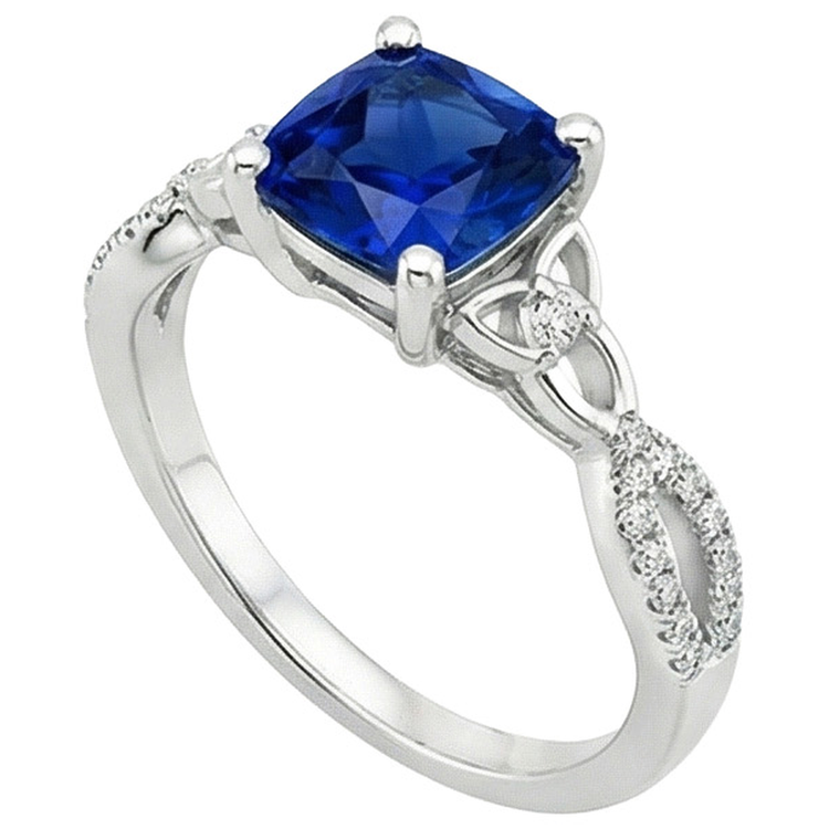naturel round diamant 2.75carats bague vue de dessus