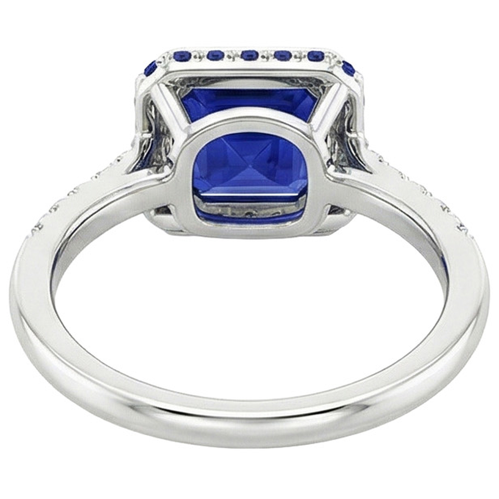 naturel diamant 4.50carats bague sur blanc