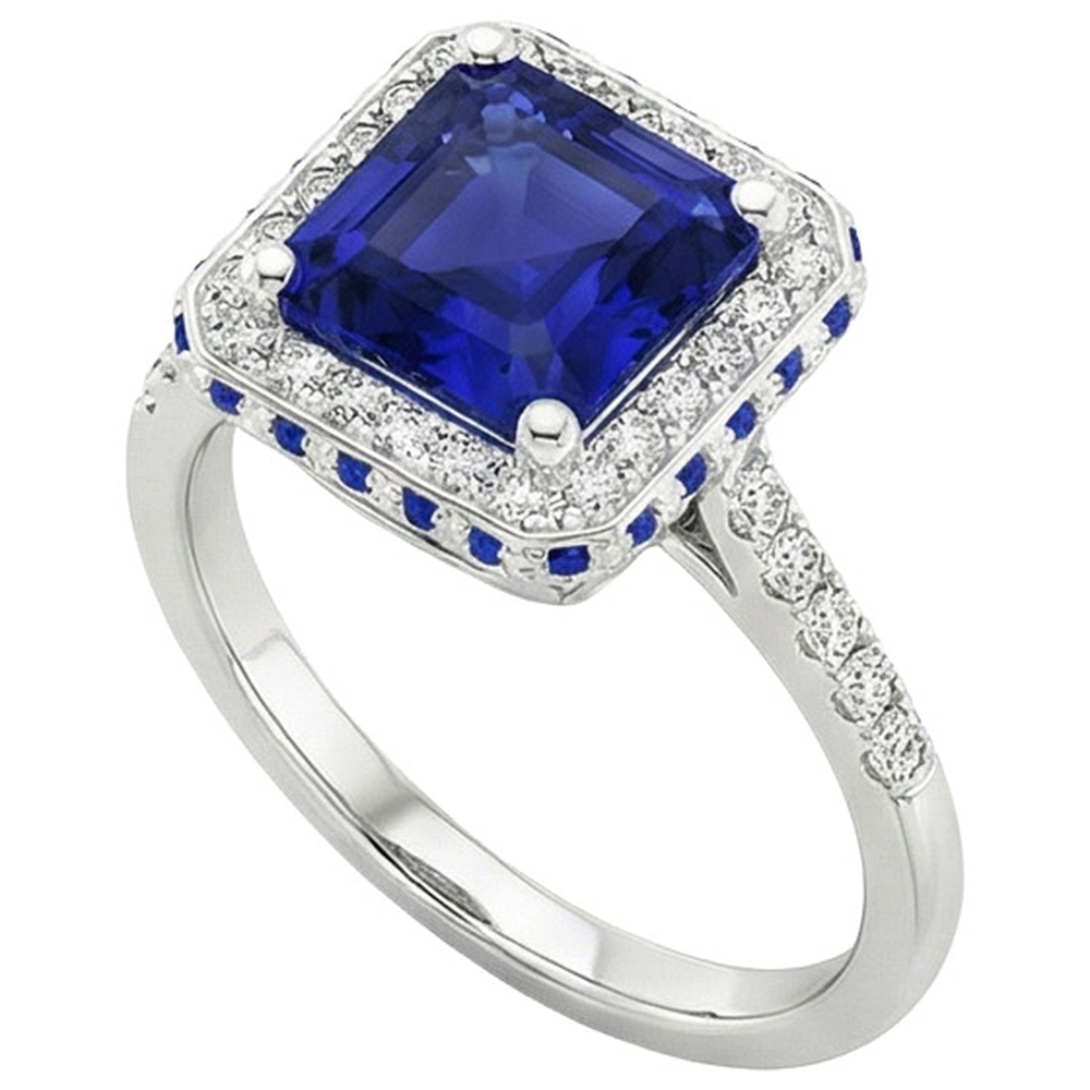 naturel diamant 4.50carats bague vue de dessus