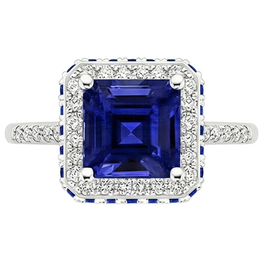 naturel diamant 4.50carats bague détail rapproché