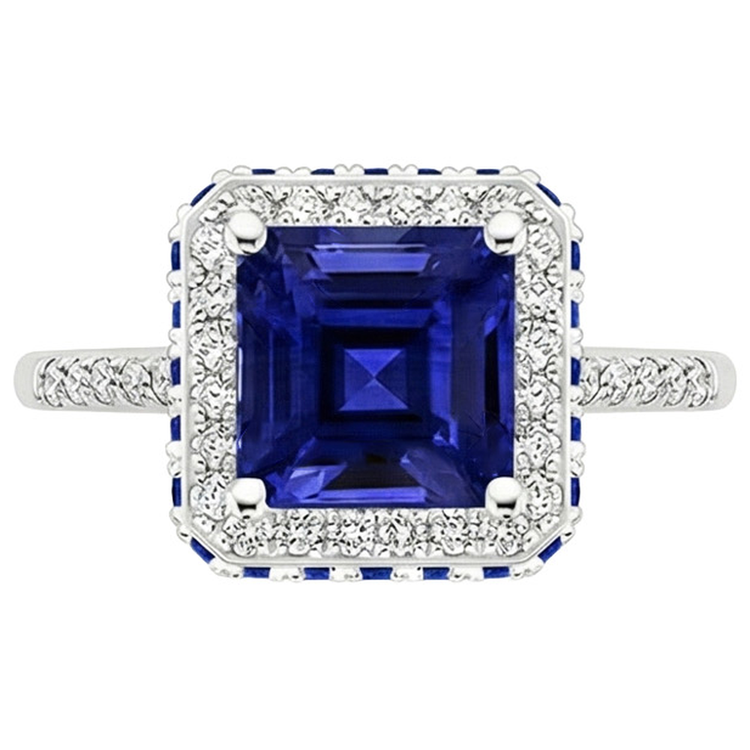 naturel diamant 4.50carats bague détail rapproché