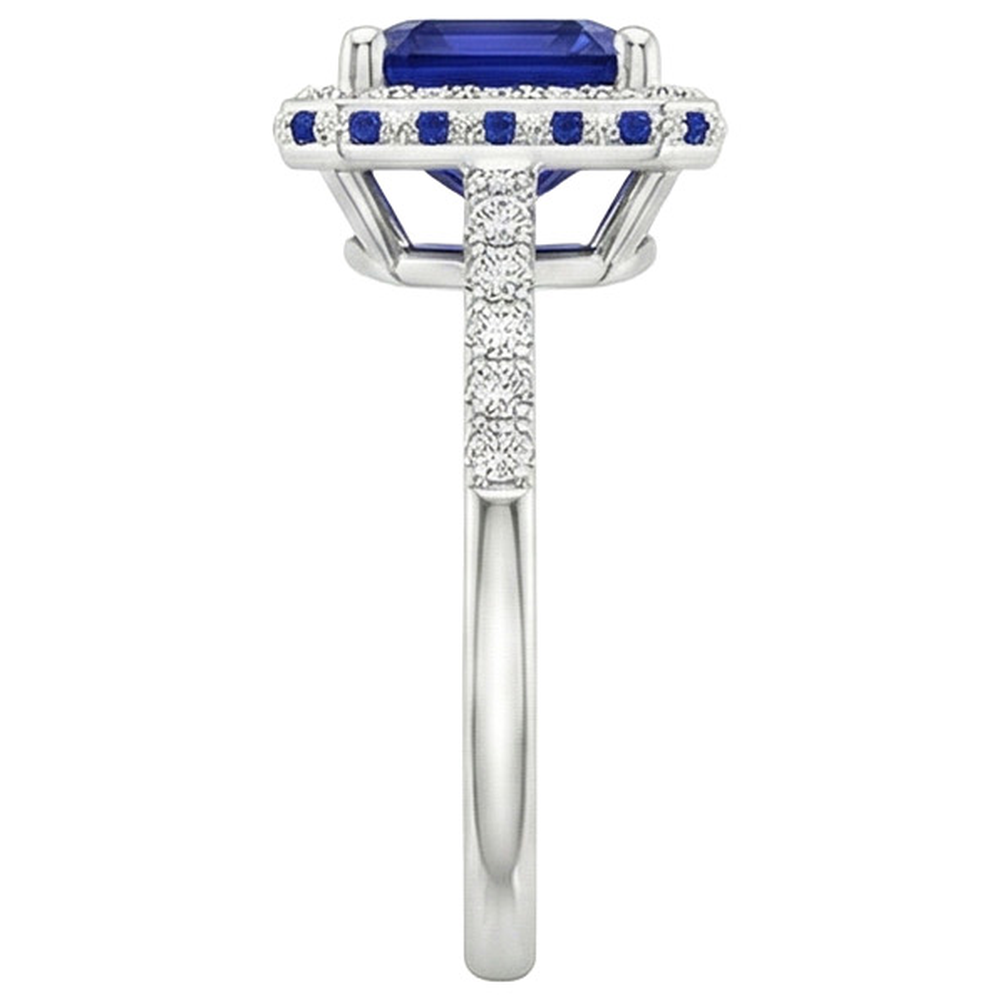 naturel diamant 4.50carats bague vue de profil