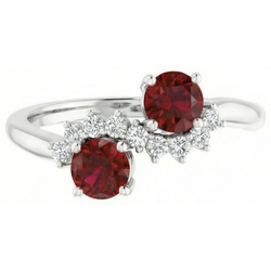 Bague Rubis Naturel 2.40 Carats