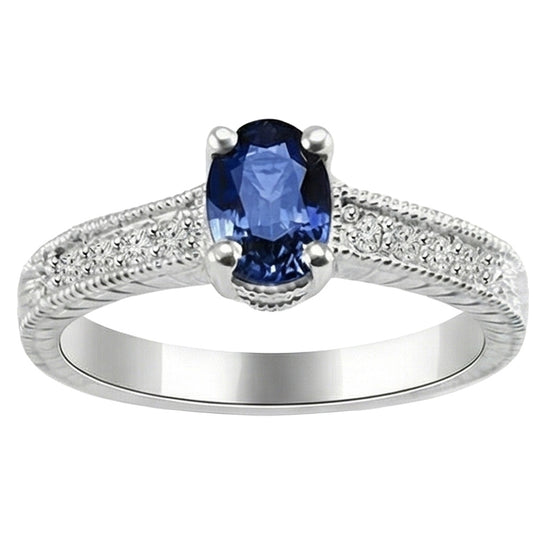 naturel round diamant 2carats bague angle de côté