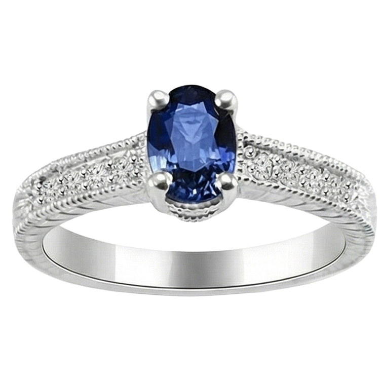 naturel round diamant 2carats bague angle de côté