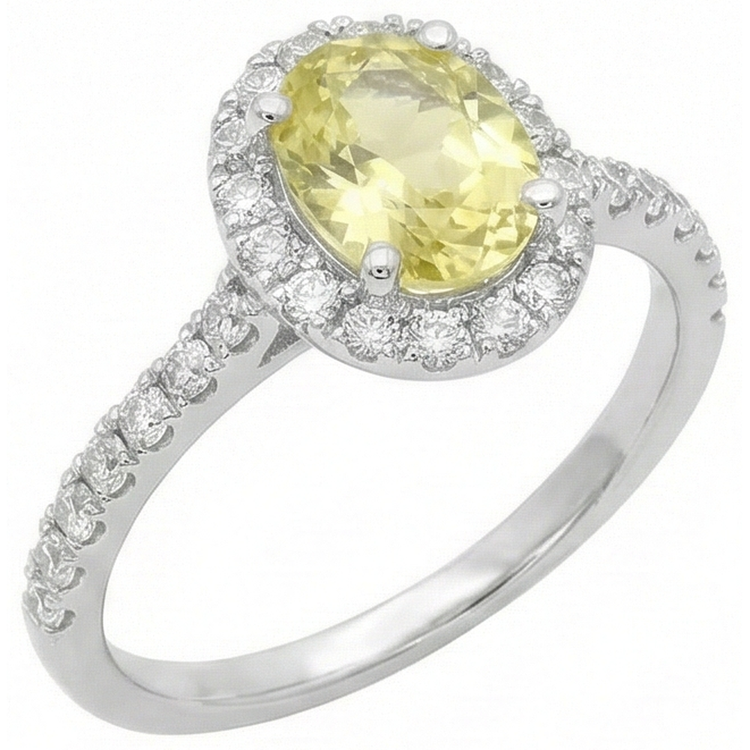 naturel round diamant 5carats bague détail rapproché