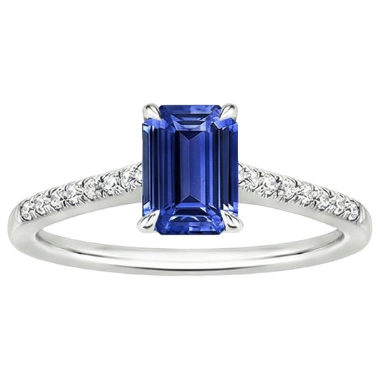 naturel diamant 3.50carats bague vue de dessus