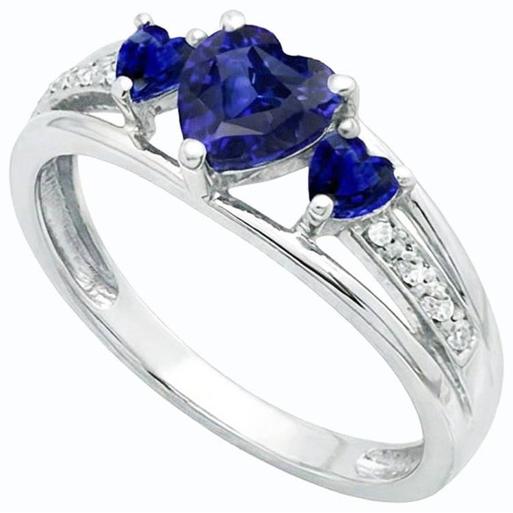 naturel round diamant 2carats bague angle de côté