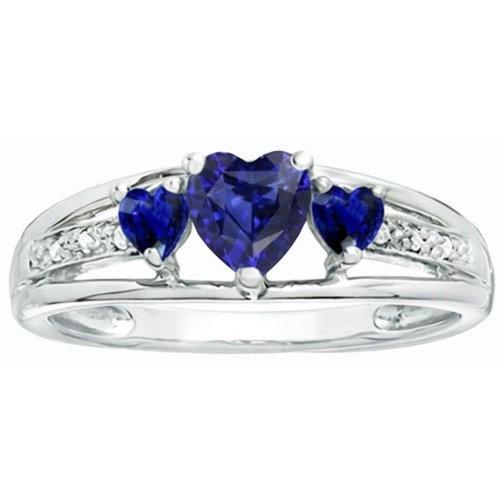 naturel round diamant 2carats bague sur blanc