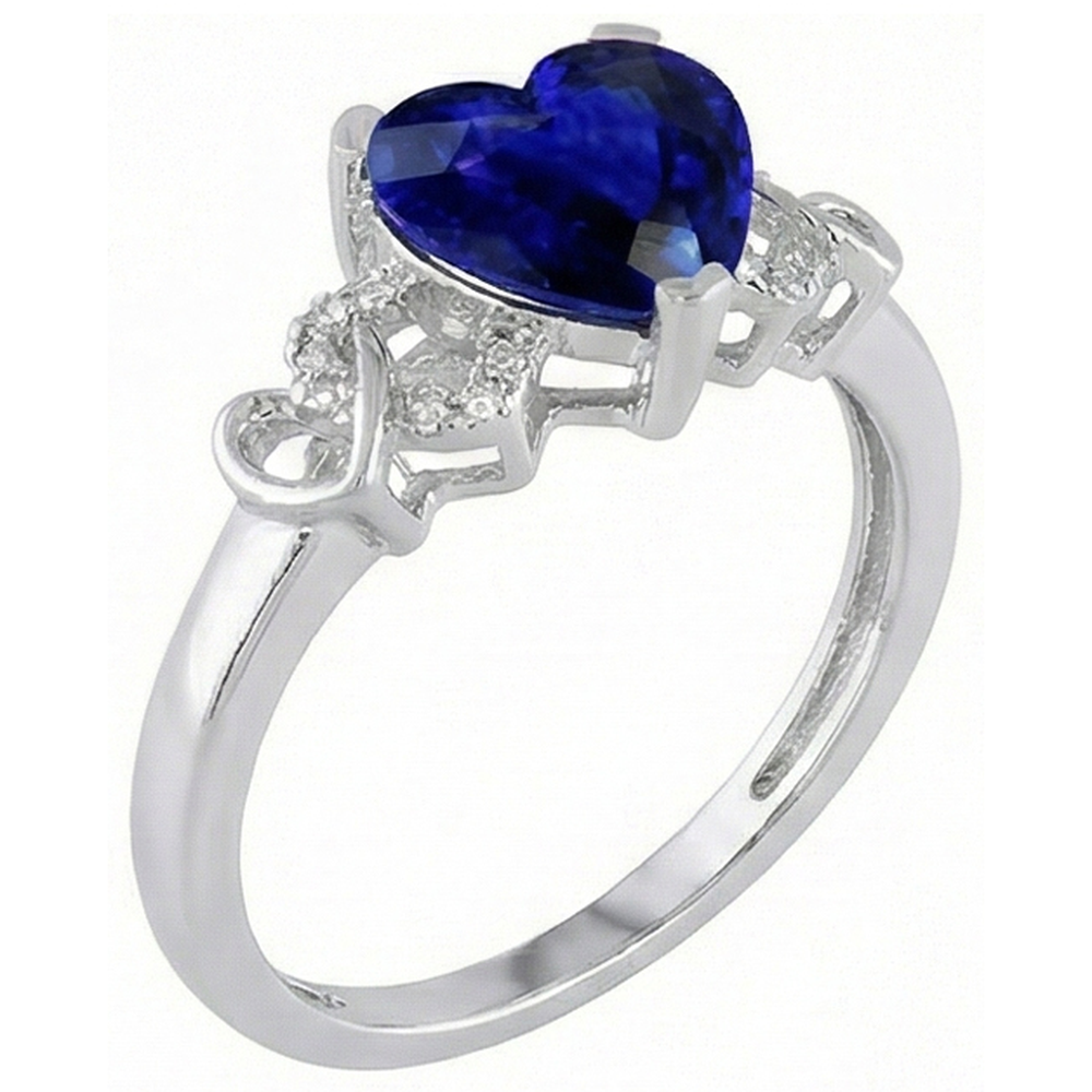 naturel round diamant 3.50carats bague vue de profil