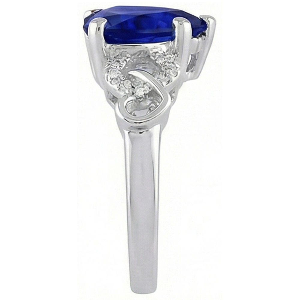 naturel round diamant 3.50carats bague vue de dessus