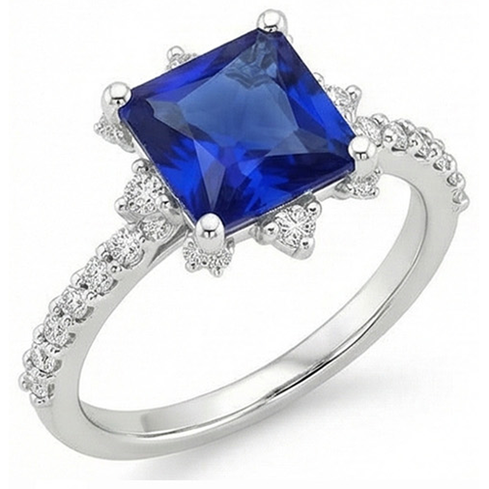 naturel diamant 6.25carats bague détail rapproché