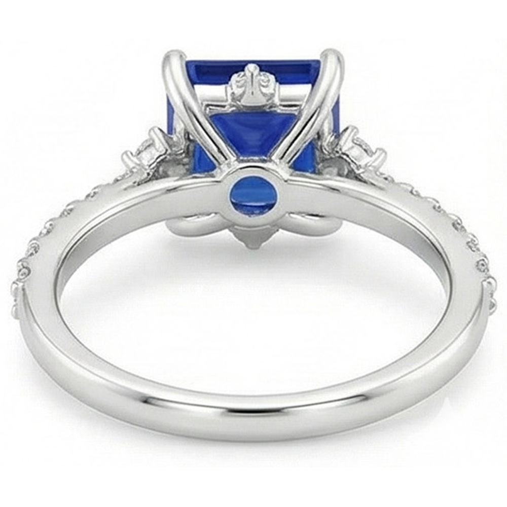 naturel diamant 6.25carats bague vue de dessus