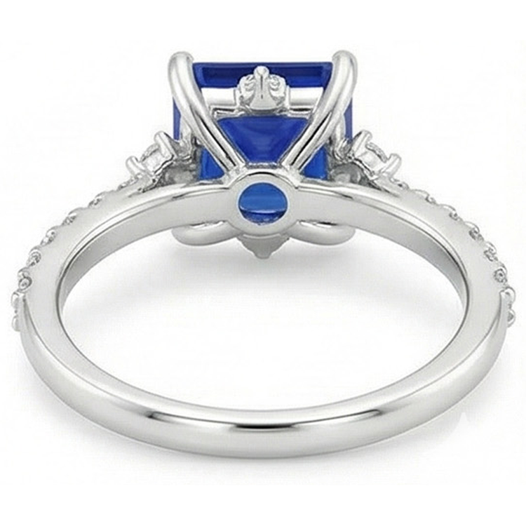 naturel diamant 6.25carats bague vue de dessus