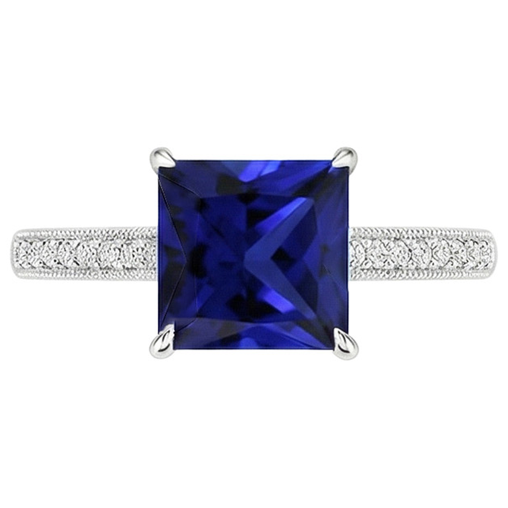naturel diamant 4.50carats bague détail rapproché