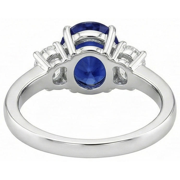 naturel oval diamant 5carats bague certificat