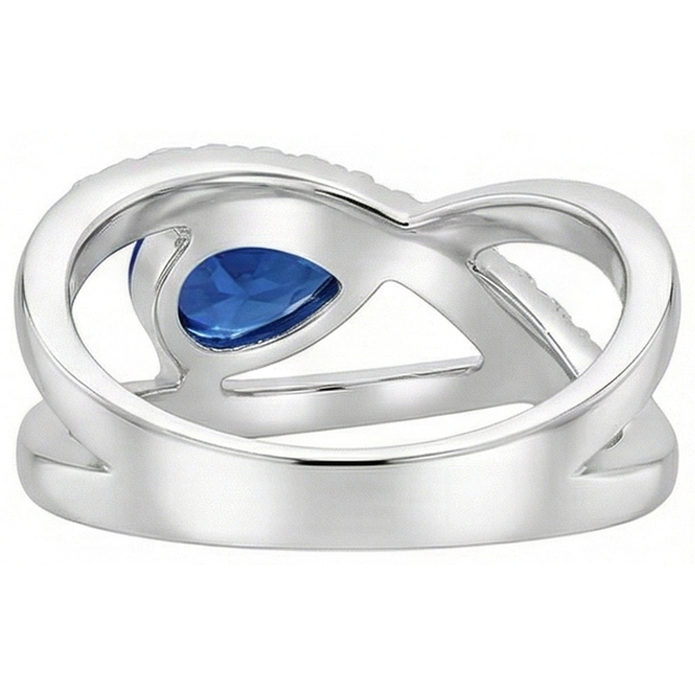 naturel round diamant 2.65carats bague sur blanc