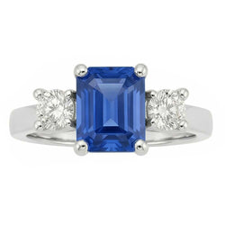 Bague Saphir Naturel 2.50 Carats